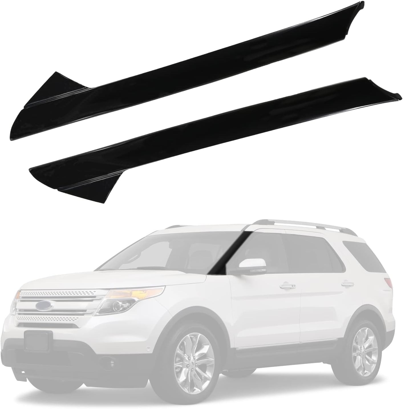 A-Pillar Front Molding Trim Replacement for 2011-2019 Ford Explorer
