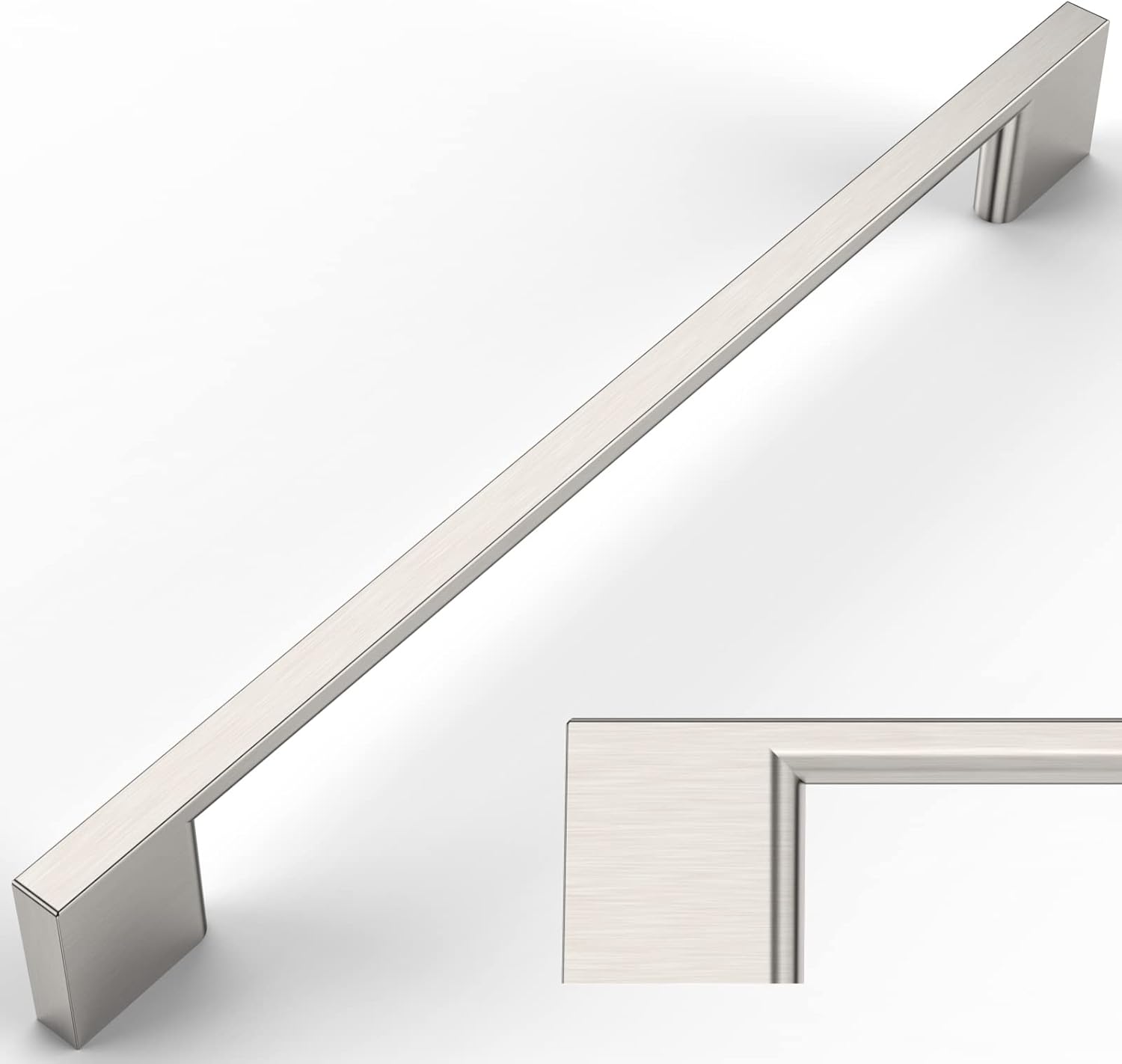 Amerdeco 6 Pack Brushed Satin Nickel Cabinet Pulls Review