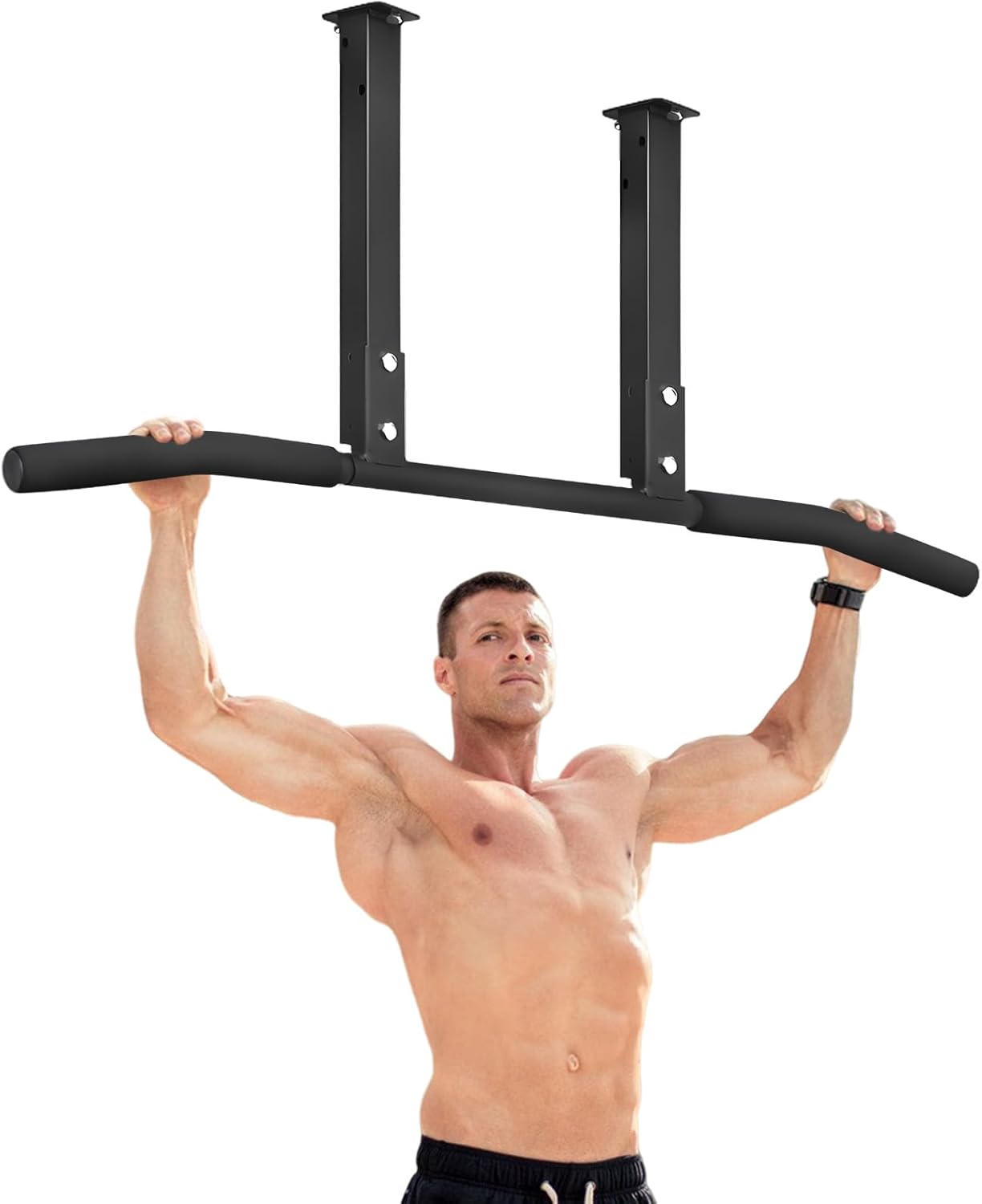 ATENTO Pull Up Bar for Home Gym - Heavy-Duty Chin Up Bars