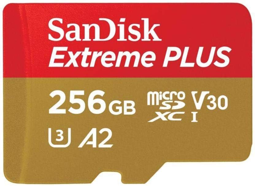SanDisk Extreme Plus 256GB microSDXC Card for 4K UHD Video