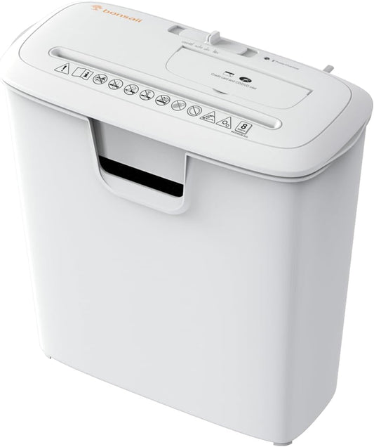 Bonsaii 8-Sheet StripCut Shredder for Home Office Use