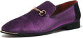 Men's Velvet Penny Loafer Slip-On Dress Shoes - Sizes 7-13