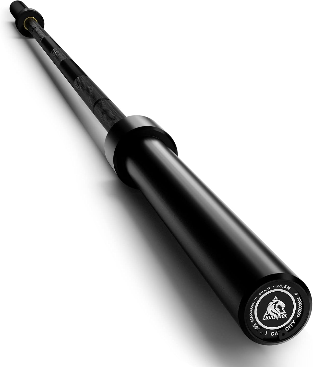 LIONSCOOL 7FT Olympic Barbell for Weightlifting and Power Lifting