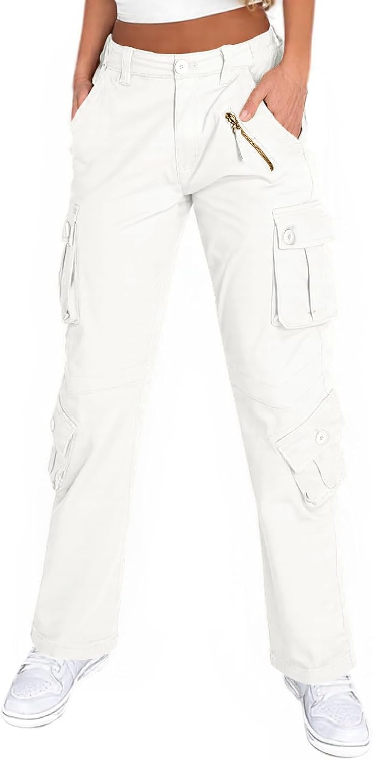 Womens Cargo Pants with Pockets for Tactical Outdoor Activities