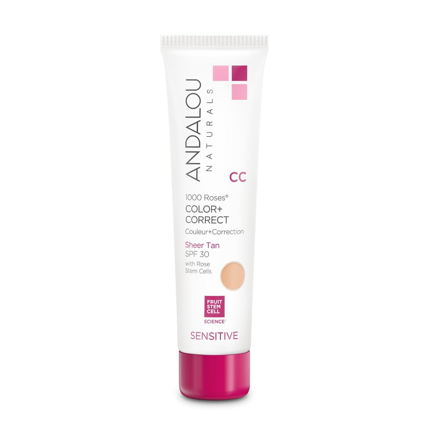 1000 Roses CC Cream SPF 30 Sheer Tan - Even Tone