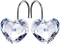 Heart Shape Bling Rhinestone Shower Curtain Hooks - Set of 12