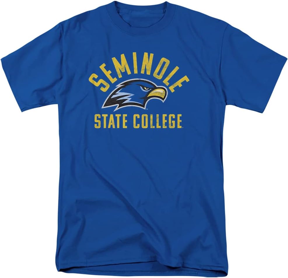 Official Collegiate Distressed Logo T Shirt for Men & Women
