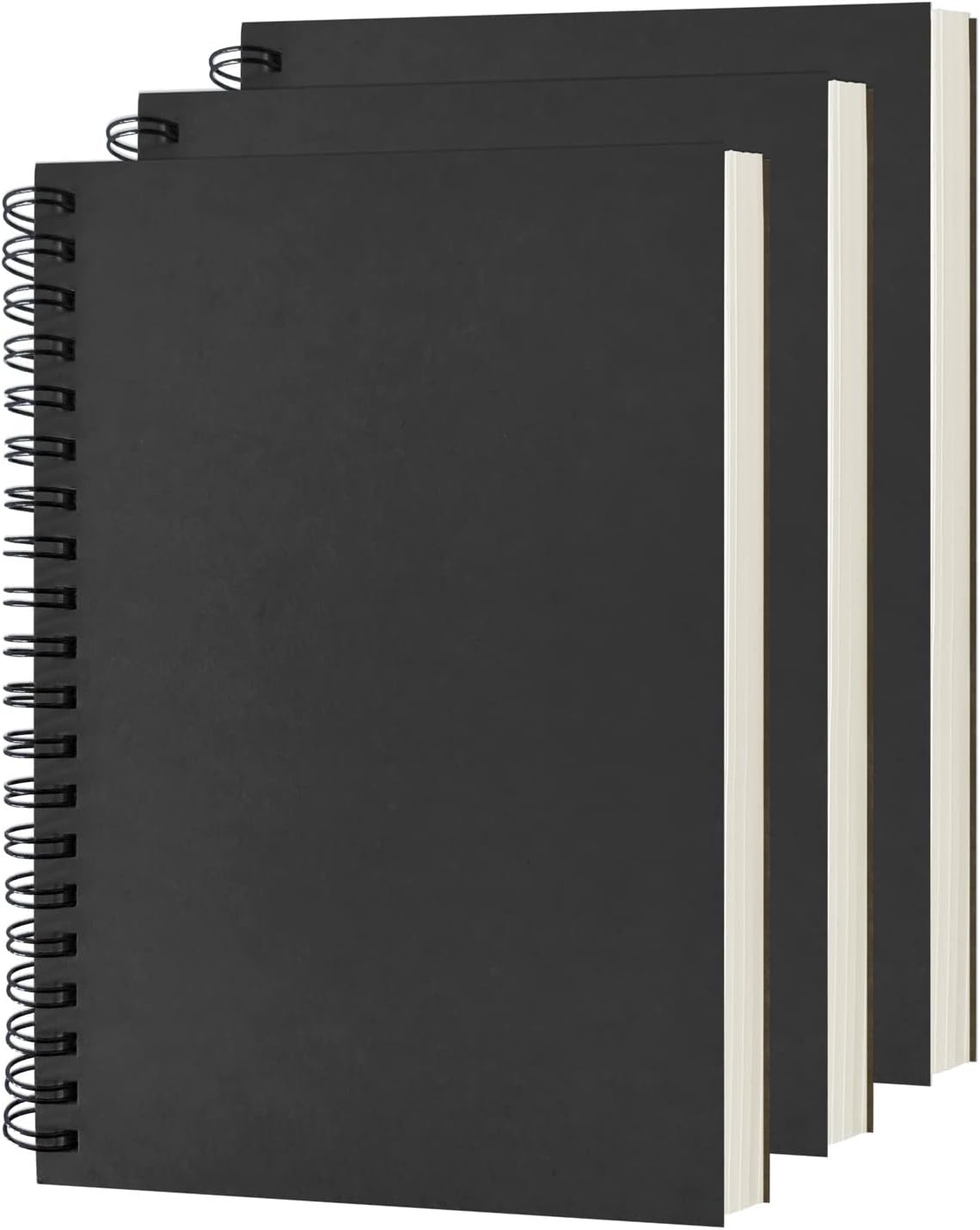 DSTELIN Soft Cover Sketchbooks - Pack of 3, 100 Pages - 7.5x5.1 - 100GSM