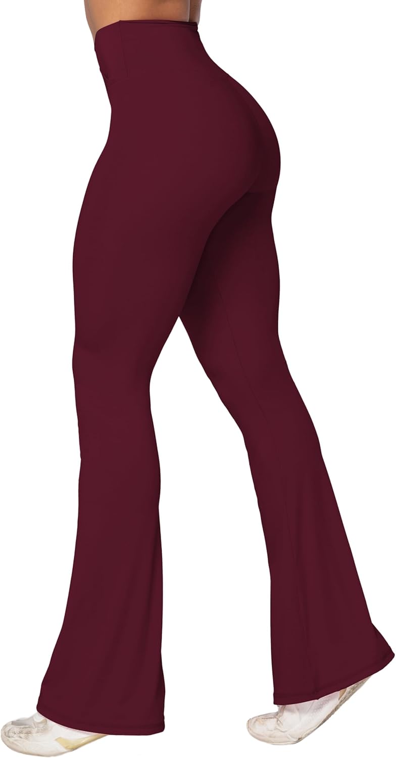Sunzel Flare Leggings with Tummy Control for Yoga and Gym