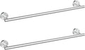 Cilee 24 Inch Brushed Nickel Bathroom Towel Bar Set for Style
