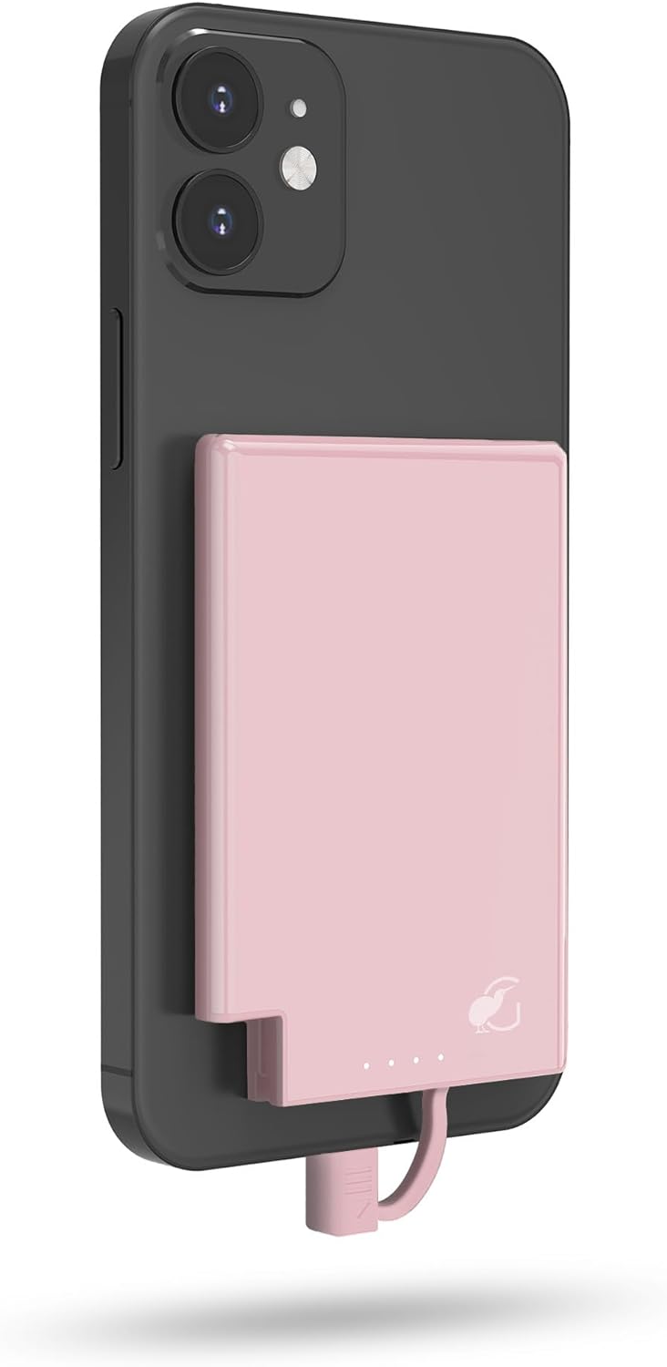 5000mAh Ultra-Slim Portable Charger with Magnetic Power Bank