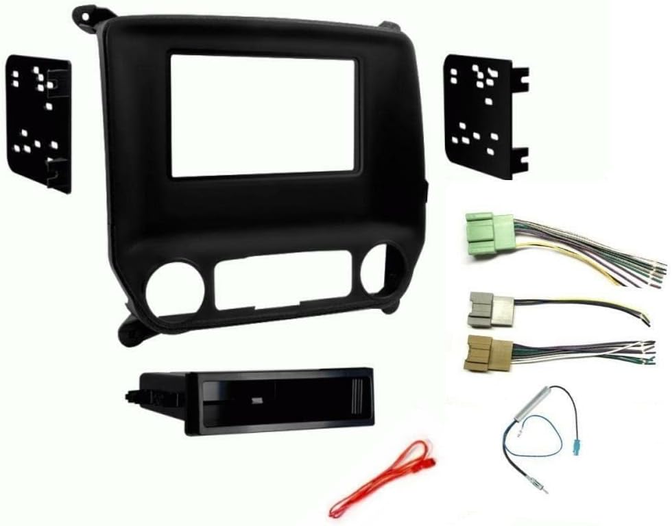 Single or Double Din Car Stereo Radio Dash Install Mount Kit