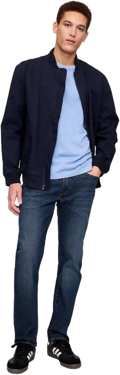 GAP Men's Straight Fit Denim Jeans for Timeless Style and Comfort