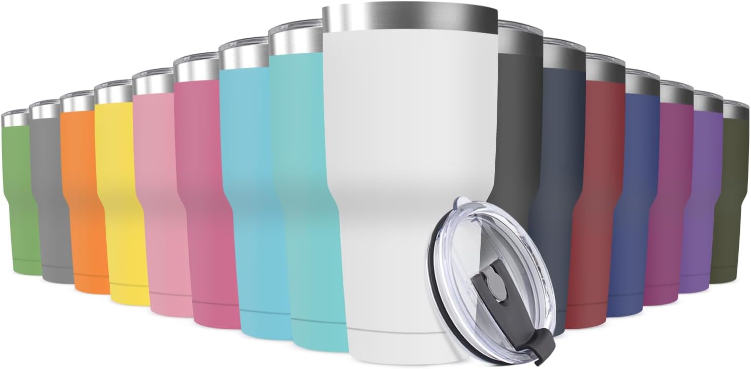 30oz Stainless Steel Travel Mug with Lid for Every Occasion