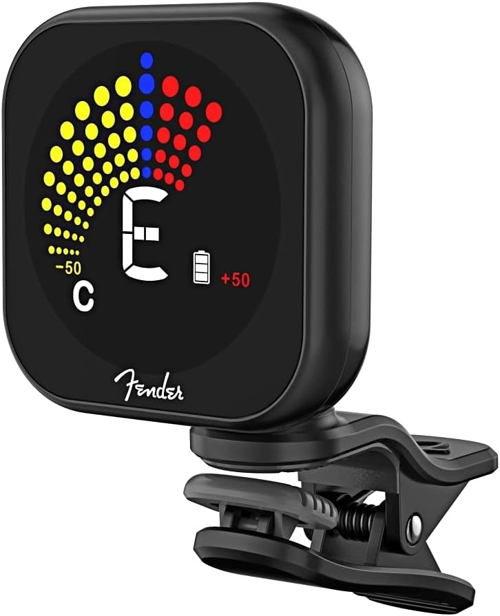 Fender Flash 2.0 Black Rechargeable Tuner - Quick & Accurate!