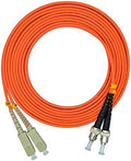 100 Meters 328ft SC to ST Duplex 62.5/125 OM1 Multimode Fiber Optic