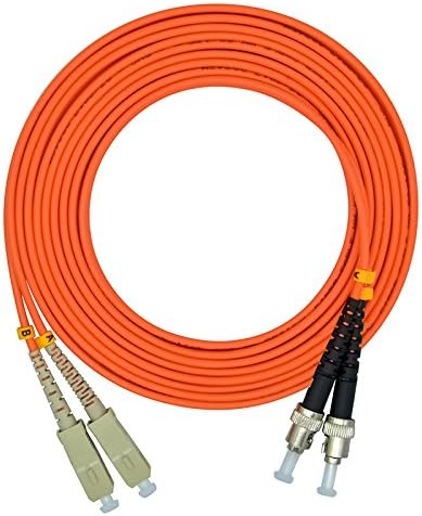 100 Meters SC to ST Duplex OM1 Multimode Fiber Optic Cable
