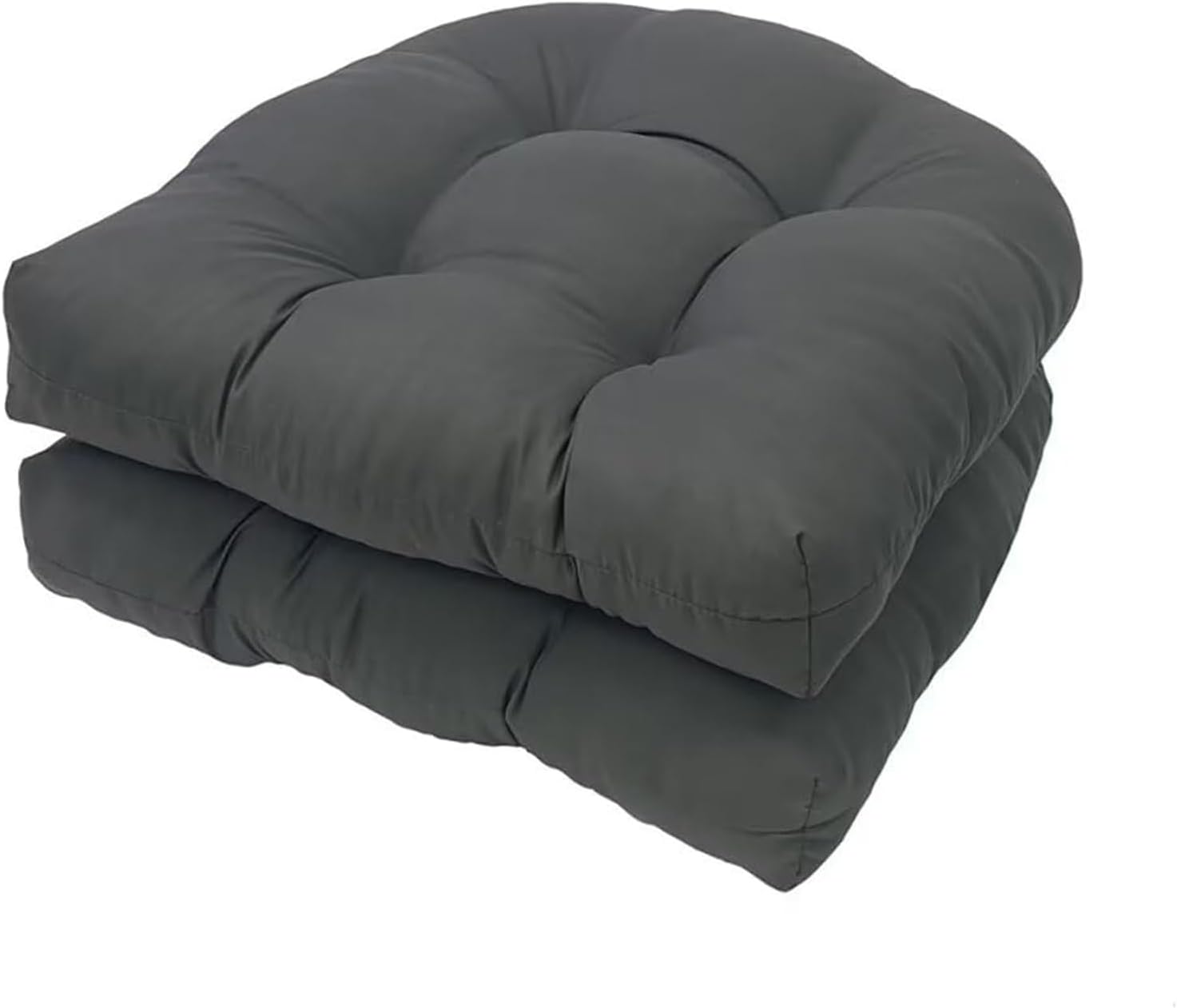 Waterproof 2 Piece Rocking Chair Cushion Set, Dark Grey, 19x19 | Eoieov