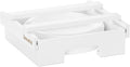 SpaceAid 9-inch Paper Plate Dispenser - Under Cabinet Bamboo Organizer
