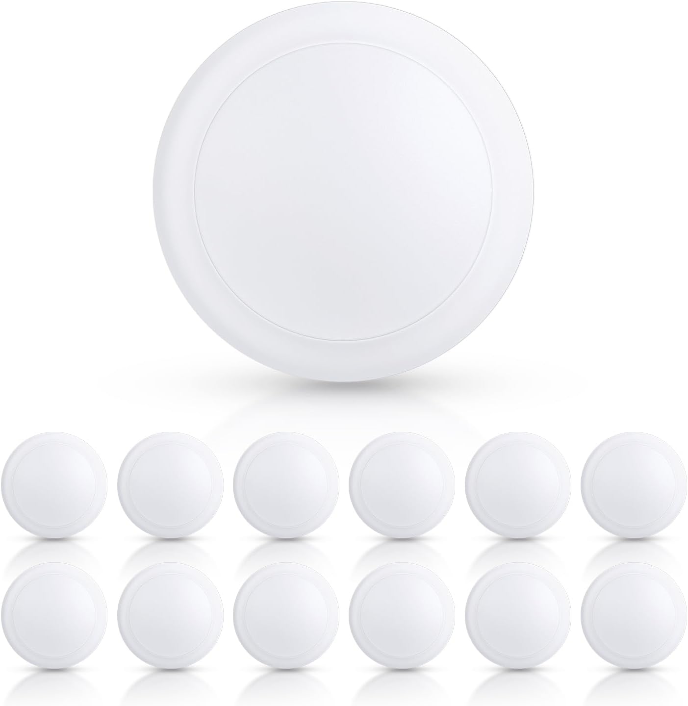 ECOELER 5/6 Inch Dimmable LED Disk Lights for Bright Spaces
