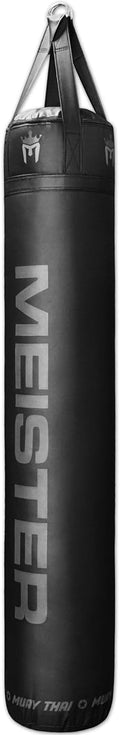 Meister 110lb Filled Muay Thai Heavy Bag - 6ft Professional Banana Bag