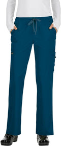 Women's Holly Scrub Pants Low-Rise Cargo Style - Lightweight Comfort