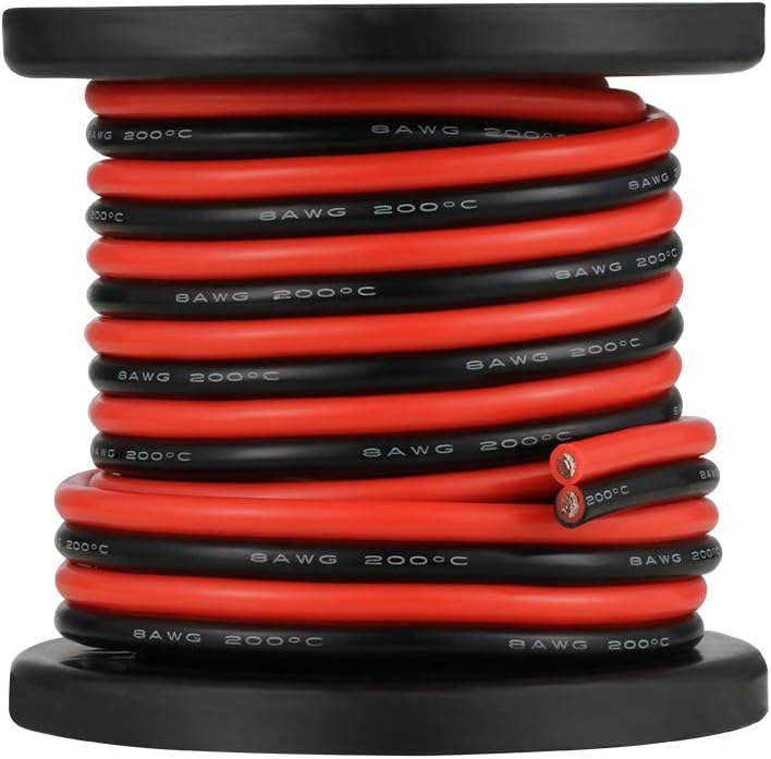 8 Gauge Flexible Silicone Wire for LED Strip and More