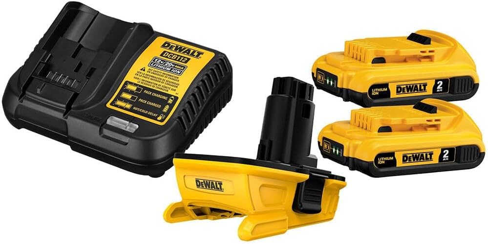 DEWALT 20V MAX Battery Adapter Kit for 18V Tools and Chargers