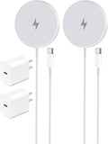 Wireless Charger iPhone Fast Charging Magnetic Pad 2-Pack - 15W, 10ft