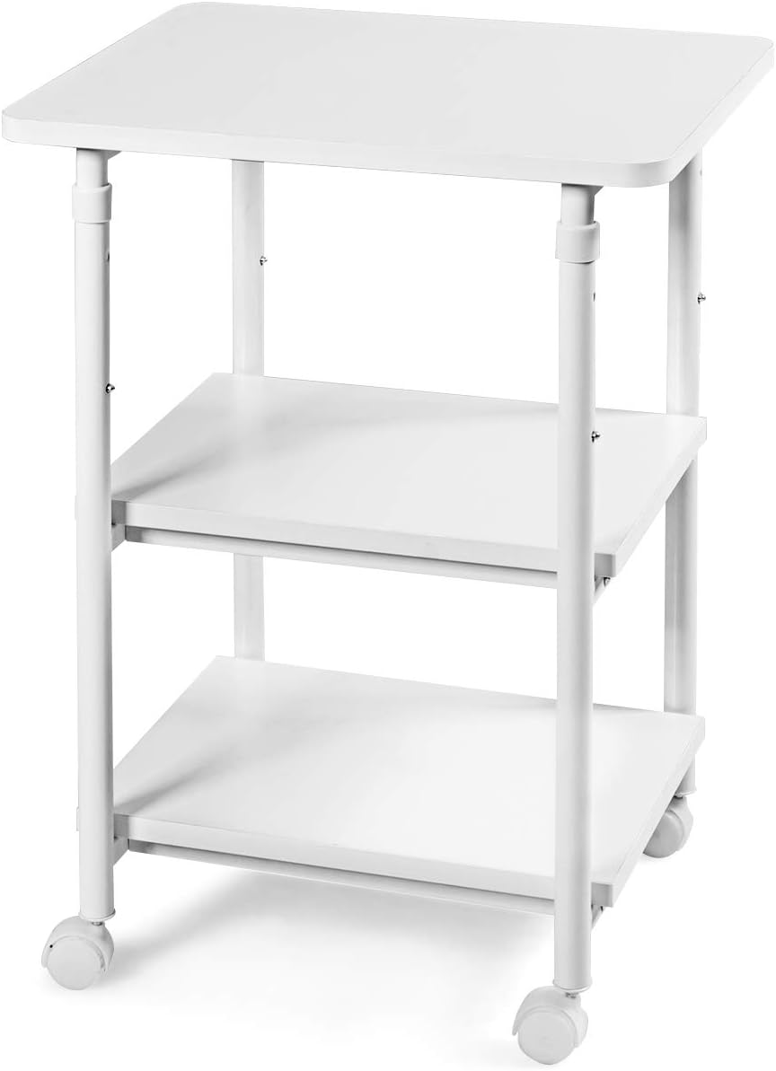 Tangkula Adjustable Printer Stand - Organize Efficiently!
