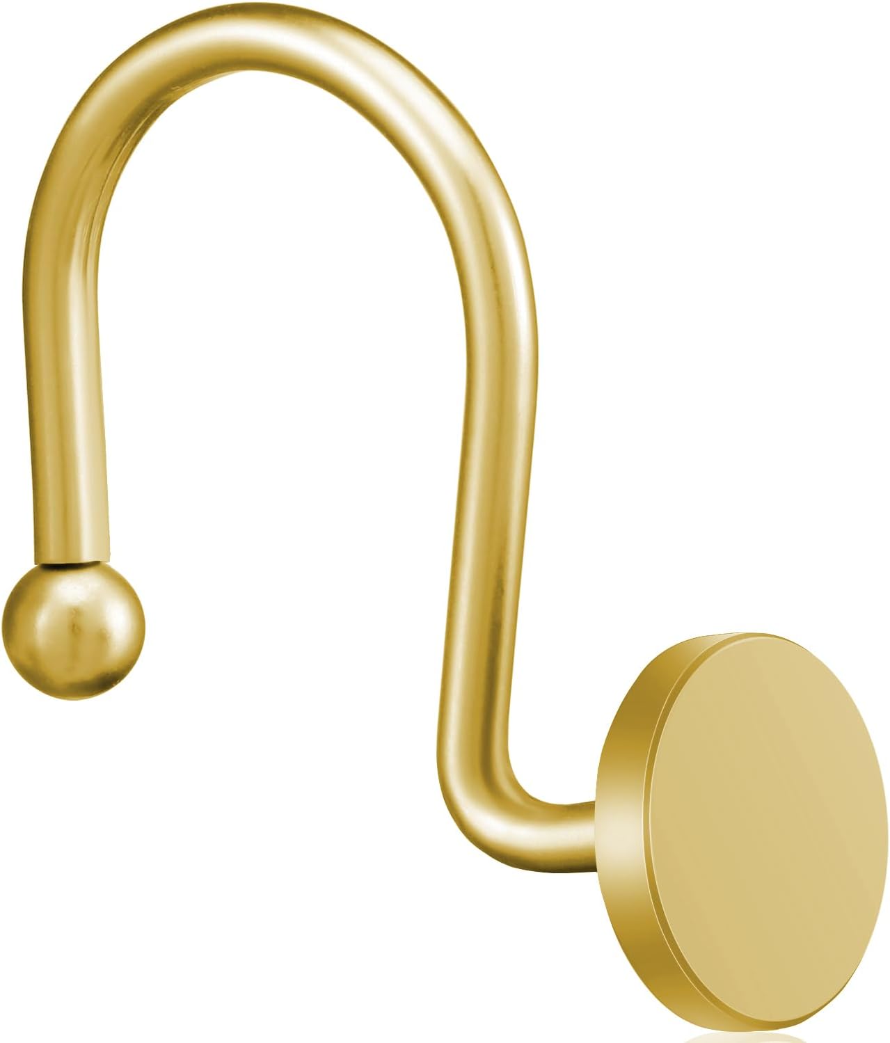 12 Rustproof Gold Shower Hooks for Stylish Bathroom