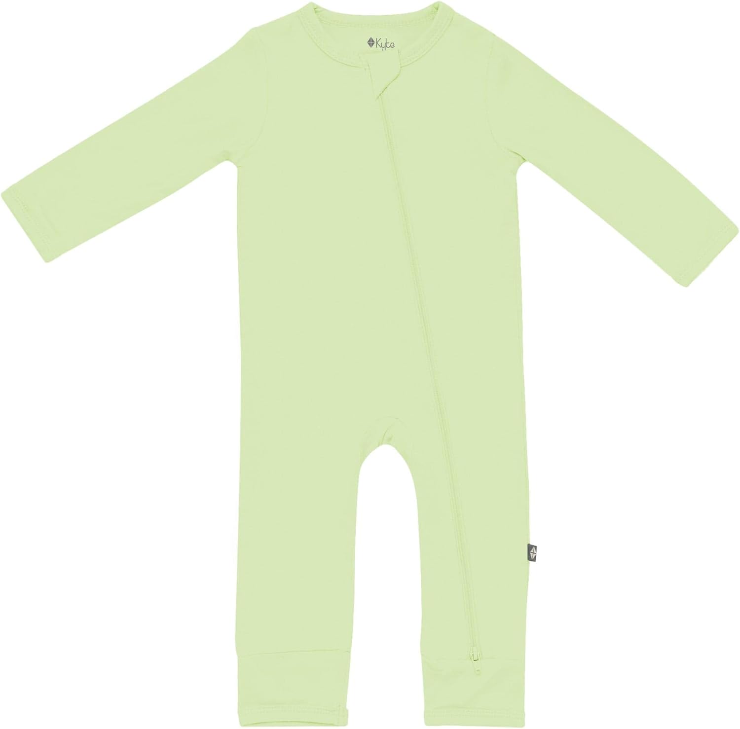 KYTE BABY Unisex Bamboo Zippered Rompers for Infants 0-24 Months