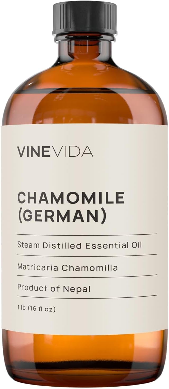 VINEVIDA Chamomile German Essential Oil for Candlemaking and More