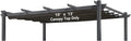 Pergola Shade Cover Retractable Canopy for 10ft x 13ft Pergola - Fade