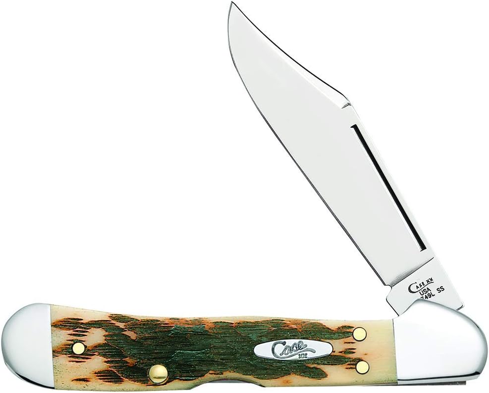 Case XX WR Pocket Knife Mini Copperlock Amber Bone 3 5/8 in