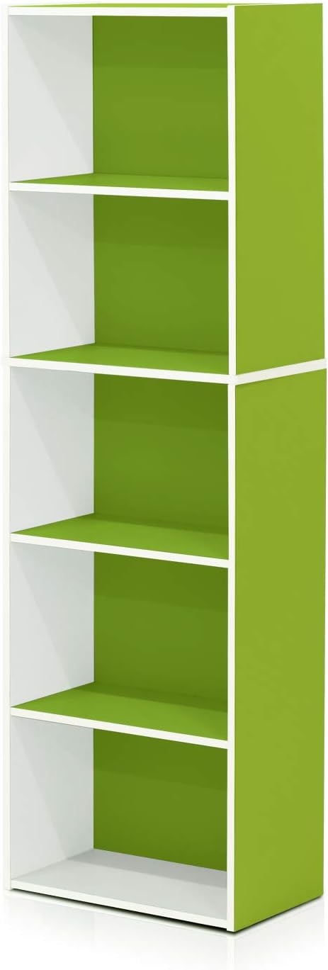 Furinno Luder 5-Tier Bookcase for Stylish Storage Solutions