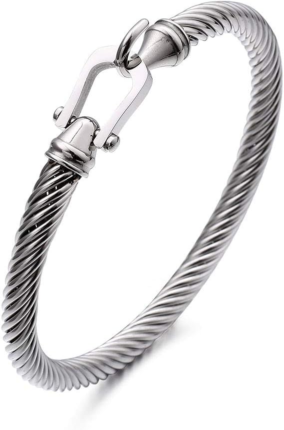 Vibrant Cable Wire Charm Bracelet by Dow Ming - Stylish Unisex Fashion Jewelry!