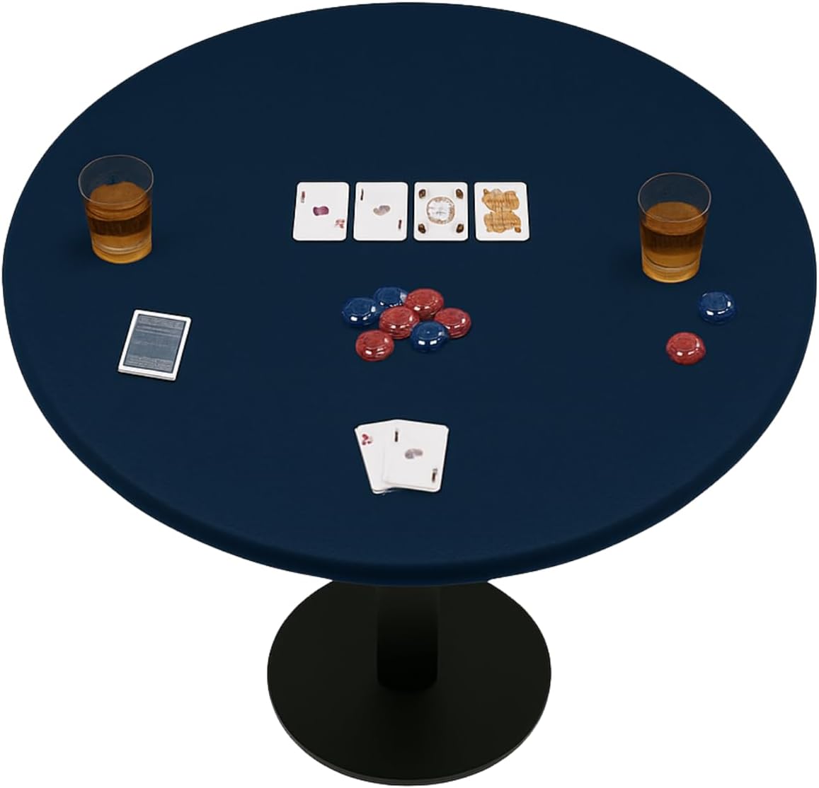 Felt Card Game Table Cover for Poker, Mahjong, and More