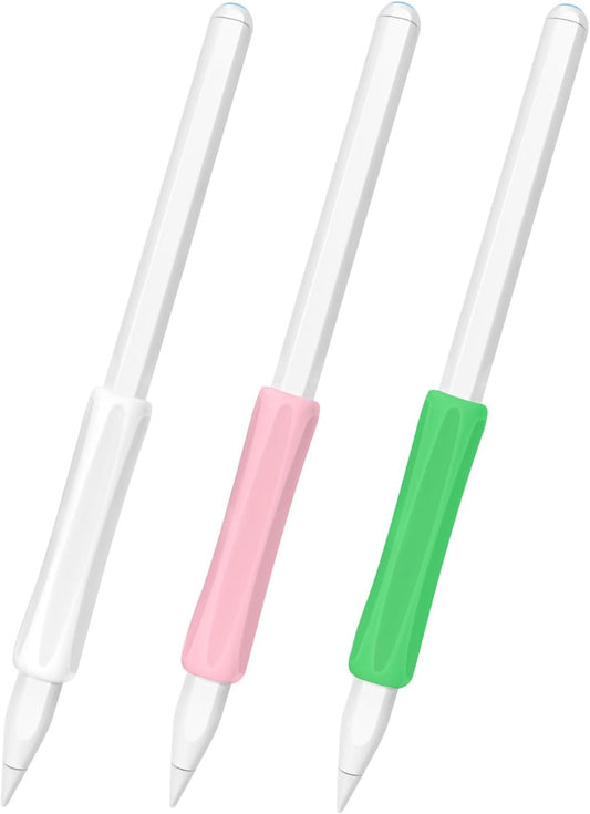 EVACH Pencil Grips - Comfortable Writing & Drawing - Set of 3 Colors.