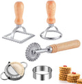 5-Piece Ravioli Cutter Set for Perfect Pasta Making