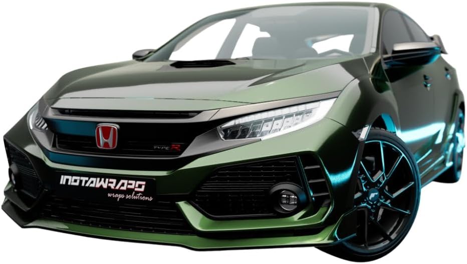 KPMF Car Wrap Roll K75400 Gloss Green/Black Iridescent Vinyl