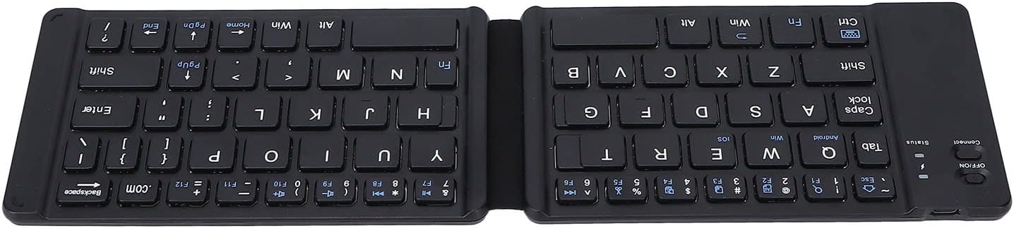 Ultra-Slim Bluetooth Keyboard: Silent & Rechargeable