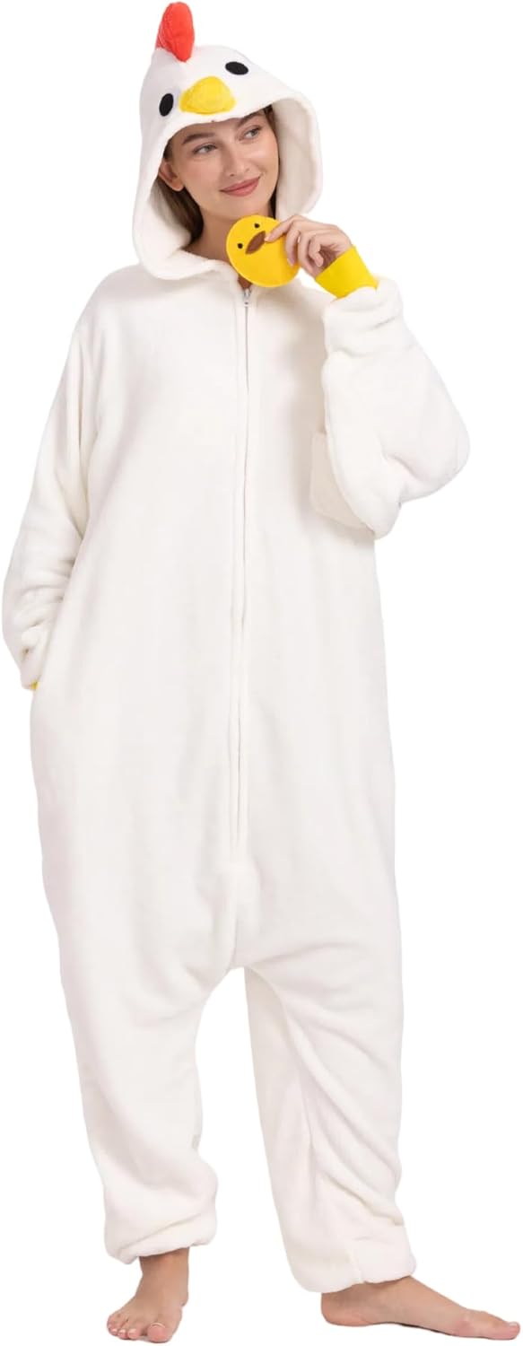 Unisex Adult Animal Onesie Pajamas for Cozy Fun and Comfort