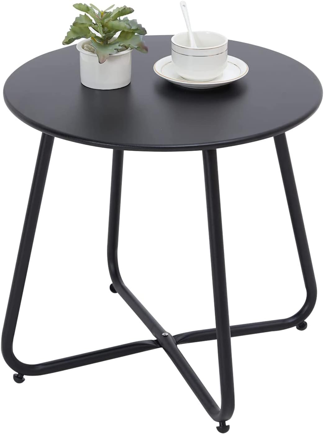 Outdoor Table Small Patio Side Table for Garden and Balcony