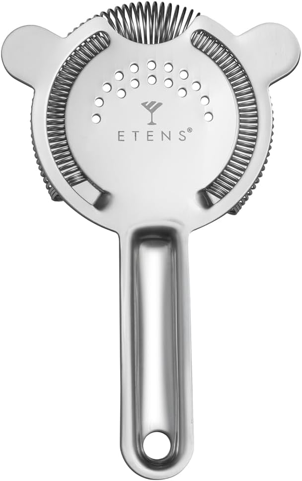 Bartender's Essential: Stainless Steel Hawthorne Strainer