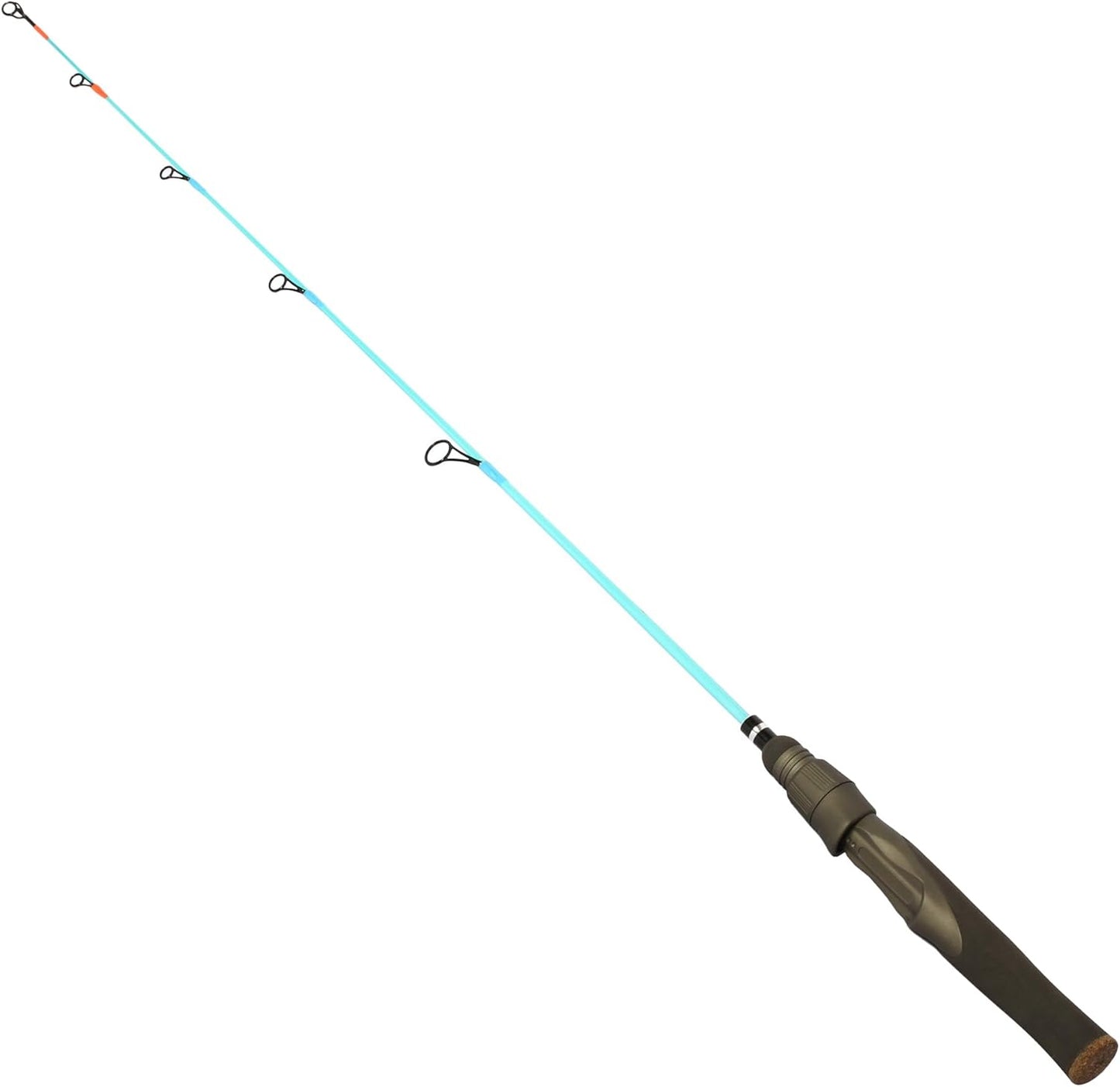 Carbon Fiber Ice Fishing Rod with Fluorescent Tip, Medium-Heavy Power - EURASIAN SPORTS