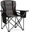 Oversized Fully Padded Camping Chair with Lumbar Support - Heavy Duty