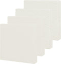 Waterproof Patio Cushion Slipcovers 20x18x4 in 4 Pack - Cream