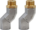 Fuel Transfer Hose Swivel 1in 360 Rotating Connector - Prevents Hose