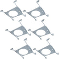 HALO HL6RSMF Mounting Frame, Silver, 6PK - Tool-less Driver Attachment